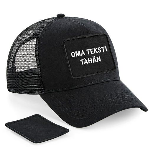 Malli lippiksest&auml; johon omateksti tulee.