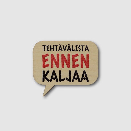 J&auml;&auml;kaappimagneetti - teht&auml;v&auml;lista ennen kaljaa
